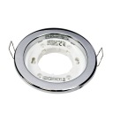 Okrúhle halogénové stropné svietidlo GX53 LED CHROME