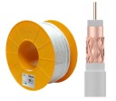 Televes T100 CU 1,13 kábel Plný MEDENÝ 1m 2141 Plne medený RG6 kábel