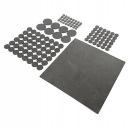 POSUV NÁBYTKU POD 125 ks 3mm PLST ČIERNA