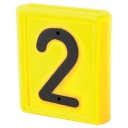 Číslo štítku „2“ pre identifikačné obojky pre hovädzí dobytok a kravy