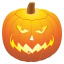 HALLOWEEN ZRKADLOVÉ NÁLEPKY NA OKNO TEKVICE TEKVICE