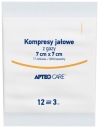 STERILNÉ KOMPRESY GAAS 7 X 7 CM APTEO CARE 3 KS