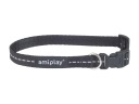 amiplay Reflective M reflexný golier, čierny