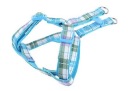 Postroj pre psa S, nastaviteľný, modrá pracka, 30-50 cm