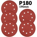 PAPIER BRÚSNY 190mm P180 5 ks MP-0020 0015 0017