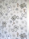 MG TK záves CAT GREY BEIGE 8134 AKCIA