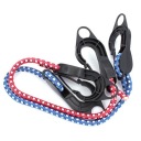 Gumička na batožinu 8mm x 50cm 2ks PROFI háčik veľký, elastický