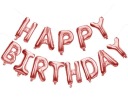 Módny nápis zlatá ruža pre HAPPY BIRTHDAY