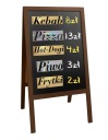 NÁLEPKA NA TABUĽKU, REKLAMNÝ STÁNOK, TABUĽU JEDÁL