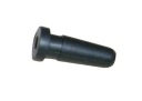 čierne PVC odľahčenie ťahu 4/2,3mm L=14,5mm 10 ks