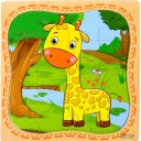VZDELÁVACIE DREVENÉ PUZZLE skladačka PRE DETI