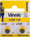 2x AG5 ALKALICKÁ BATÉRIA VINNIC LR48 AG5 L754F