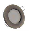 LED svietidlo Pevná mosadz + GU10 3W ŽIAROVKA