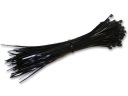Sťahovacie pásky 2,5x100 mm 100 ks, čierne