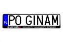 RÁM NA SPZ s logom Yanosik