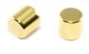 Okrúhly neodýmový magnet 5 x 5 mm ZLATÝ (4842)