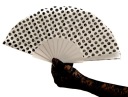 PIN-UP ventilátor s bodkami POLKA Style 50. a 60. roky 20. storočia