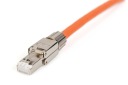 RJ45 zástrčka 8p8c kat.6a STP krútená dvojlinka, bez náradia