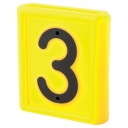 Číslo štítku „3“ pre obojky pre dobytok