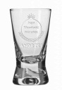 GLASS gravírované poháre na vodku, 25 ml