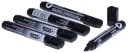MARKER permanentný okrúhly vodeodolný BLACK x5
