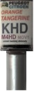 CITROEN PEUGEOT KHD M4HD ORANŽOVÁ MANDARÍNOVÁ FARBA