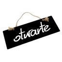Obojstranná tabuľa - otvorená/zatvorená