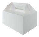 CAKE BOX svadobná svadobná krabička WEDDING biela 10 ks