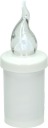 Vložka do sviečky LED Subito S-5, biely lampáš