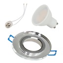 SET skleneného stropného LED svietidla CT74 2W GU10