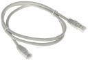 PATCHCORD UTP KÁBLE Cat.5e RJ45 GREY 1m