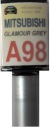 MITSUBISHI A98 GLAMOUR GREY PAINT Scratch TOUCH