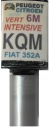 CITROEN PEUGEOT KQM 6M VERT INTENSIVE ARA PAINT
