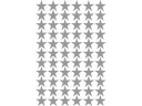Samolepky na stenu SILVER STARS 3cm 132 ks
