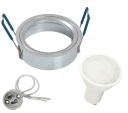 Halogénové svietidlo pevné kruhové + GU10 LED 5W 79998