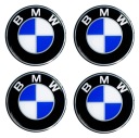 BMW 70mm Embl Stickers pre ráfiky nábojov Silikón