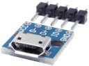 Micro Micro USB 5 Pin PCB Socket ARDUINO Board