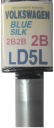 VW LD5L 2B MODRÝ HODVÁB LAKU NA ŠKRABANINY ARA