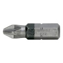 BIT PZ2 POZIDRIV ČIERNA 1/4 PALCA 25 MM WURTH