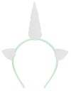 STRIEBORNÁ NARODENINOVÁ ČELENKA JEDNOROŽEC