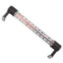 OKENNÝ TEPLOMER, PVC SKLO, 24CM, HNEDÝ