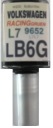 VW LB6G L7 RACINGGRUEN LAKU NA Škrabance ARA
