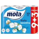 Mola toaletný papier neparfumovaný 12 ks (9+3)