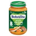 BOBOVITA VEČERA PRE BOJČATÁ, ZELENINA S TEĽACÍM A KNEDLÍM 8M 190G