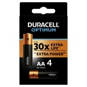 Duracell Optimum AA LR6 alkalické batérie 4 ks