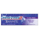 Blend med 3D white classic fresh 75ml