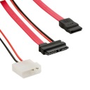 4World HDDSATA kábel 313pin SATA Slimline (F)7pin