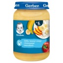 Gerber dezert Jablká banány mango s jemným tvarohom pre deti 190g