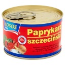 Rybie konzervy, sterilizované a pripravené na konzumáciu. Losos Ustka 0,17 kg