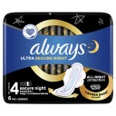 Hygienické vložky ALWAYS Ultra Secure Night 6 ks.